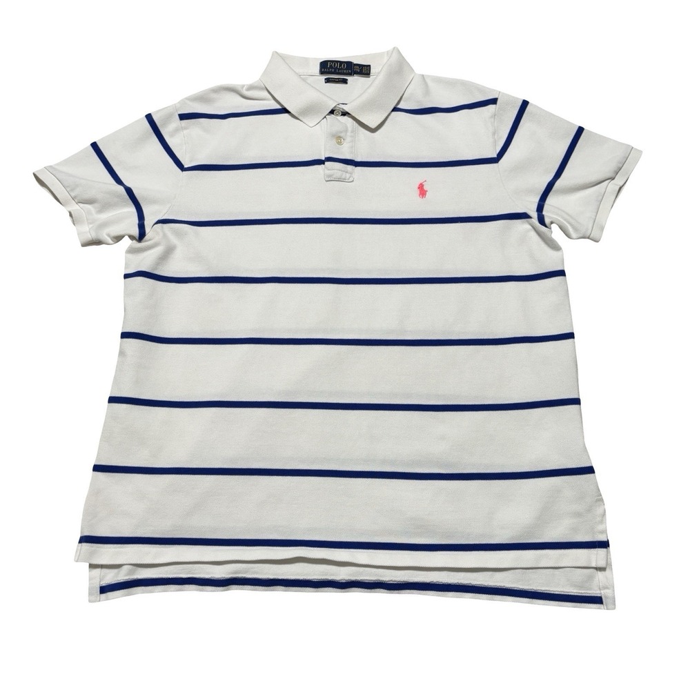 Polo Ralph Lauren Men's Striped Polo Shirt Size XXL 24.5 x 29